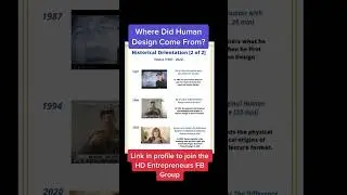 The History of Human Design