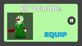 Roblox Puppet ~ Elf Waddle Theme ~ [Fan Made Xmas Skin] 🎵 🎄