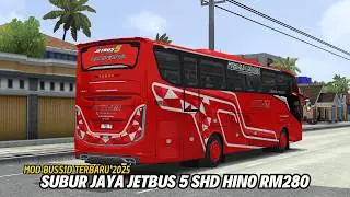 PERJALANAN SUBUR JAYA JETBUS 5 SHD HINO RM280 ABS || MOD BUSSID TERBARU 2025
