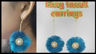 Tassel earrings| Silk thread tassel earring making |@SuhithCreations
