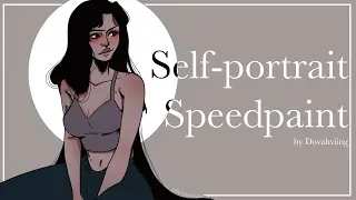 Digital Speedpaint: Self-portrait | Clip Studio Paint