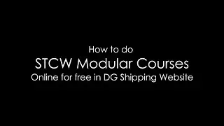 Apply STCW Basic, Advanced, Refresher courses online for FREE!! | DG Shipping