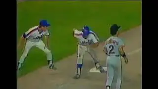 SF@NYM: Ray Knight&rsquo;s game tying sac fly (1986)