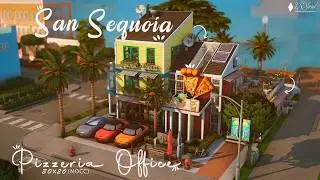 Пиццерия🍕Офис💻│Строительство│SpeedBuild│NO CC [The Sims 4]│