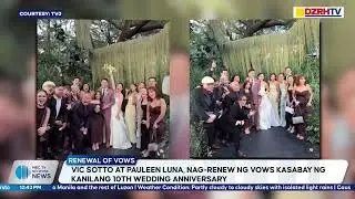 VIC SOTTO AT PAULEEN LUNA, NAG-RENEW NG VOWS KASABAY NG KANILANG 10TH WEDDING ANNIVERSARY