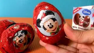 ASMR Mickey Mouse chocolate eggs SURPRISE | mystery toys