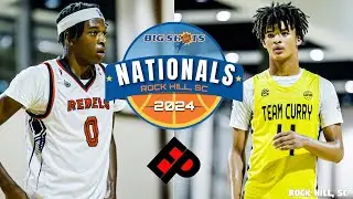 Team Curry Williams Vs Carolina Rebels 2028: Brelyn Moses Vs RJ Davis At Big Shots Nationals 2024