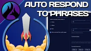 Easy Bot Auto Response to Key Phrases with Streamelements
