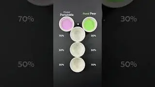 Which mix ratio in your favorite ?#colormixing #artvideo #paintmixing #asmr #foryou #shorts #colors