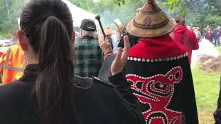 #11 Chinook nation&rsquo;s First Salmon ceremony. На празднике индейского племени Чинук.