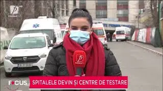 Spitalele devin și centre de testare