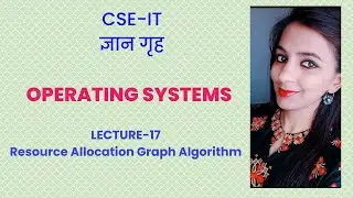 Lec-17 Resource Allocation Graph Algorithm for Deadlock Avoidance