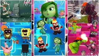SpongeBob Transformation 🆚 Inside Out 🆚 Scary Teacher 3D 🆚 Zombie 🆚 Nick Hulk ▶️ Coffin Dance