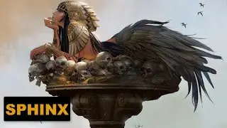 The Sphinx - the legendary winged monster with the famous riddle!