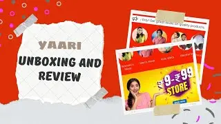 Yaari  Unboxing | yaari shopping loot #unboxing #review