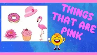 THINGS THAT ARE PINK (Learn Pink Objects) Colour Pink and Objects |Click and Learn
