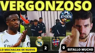 🚨 DAIS VERGÜENZA! VINICIUS ES PITADO POR TODO EL BERNABÉU EN LA VICTORIA DEL MADRID AL LEVANTE! ❌