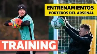 ENTRENAMIENTO de porteros: Ramsdale y Leno, arquero del ARSENAL | Training goalkeeper
