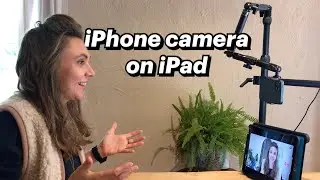 Используйте заднюю камеру вашего iPhone и посмотрите на себя на iPad
