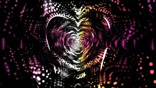 Love Tunnel Particles Background l 4K Vj Loop Video l Tytlix