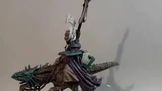 Custom Eldar Exodite: Farseer on 'jetbike'
