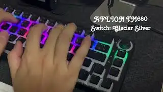 ASMR AFLION TM680 x Skyloong Glacier Silver