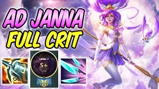 AD JANNA MID S+ FULL CRIT SO CLEAN | New Build & Runes S11 Star Guardian Janna | League of Legends
