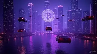 Track 3 Blockchain City Lights - Bitcoin Synthwave Ride