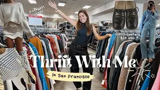 Thrift with me in SF!! Try on haul ✨ *English*