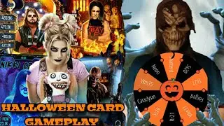 *NEW* 🎃HALLOWEEN CARDS🎃 SPINNER WHEEL FUN HOUSE GAMEPLAY | WWE Supercard