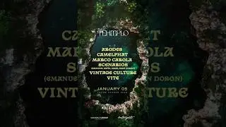 Esta noche marca el esperado regreso de Marco Carola a #TehmploTulum