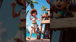 Island Adventures Await! 🌴🌊🎒 #cat #cute #love #shorts