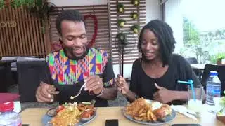 TASTY GHANAIAN FOOD MUKBANG | WHY WE ARE LEAVING