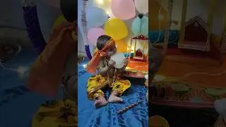 Jai shree Krishna 🙏❤️#trending#shorts#viral#cutebaby#babygirl #love