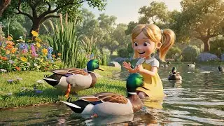 Four Little Ducks Quackity Quack Quack 🦆 | Nursery Rhymes and Kids Songs