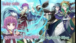 Lute True solo Infernal Byleth & Rhea bound hero battle