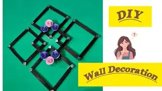 Ice cream स्टिक से बनाए beautiful क्राफ्ट 🌸 | Decoration WITH SANJANA #youtubeshorts 