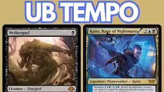 CLASSIC UB TEMPO! Legacy Dimir Kaito Control with 4x Thoughtseize. MTG MTGO League