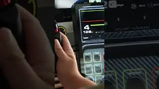 Corsair Xeneon Edge Sim Button Box. dashboard designs by Opulent Hardware #xeneonedge #simhub