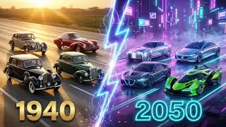 Luxury & Supercar Evolution 1940–2050 | Rolls-Royce, Lamborghini, BMW, Mercedes