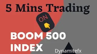 BOOM 500...5 mins Trading Strategy explained 📉📈  #forex #deriv #fx