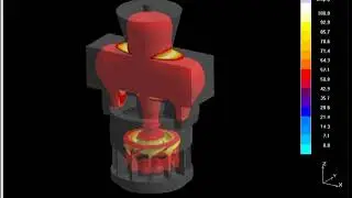MAGMASOFT Simulation of investment cast solidification