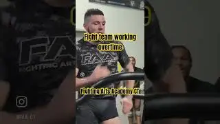Fight team working overtime at Fighting Arts Academy CT #mma #ufc #kickboxing #connecticut #viral