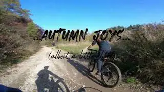 Autumn joys of a 10yr old girl on a MTB