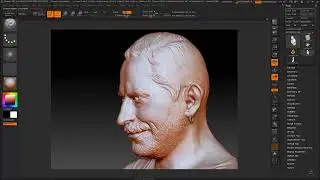 Zbrush ile Cem YILMAZ 'ın b&uuml;st&uuml;n&uuml; modelledim. Brand Week 2015
