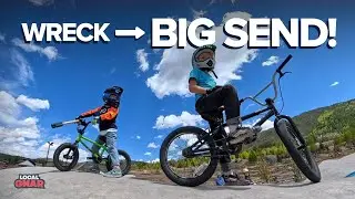4 Yr Old Crashes…Then Sends the Double!