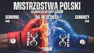 DZIEŃ 3 | SESJA 2 | RING B -  Mistrzostwa Polski Seniorek i Seniorów w boksie olimpijskim