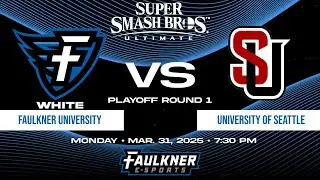 Smash Bros.- Faulkner White vs. University of Seattle (Playoff Round 1) 3/31/2025