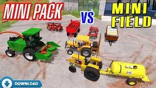 Farming Simulator 17: MINI PACK vs MINI FIELD ! CORN HARVESTING WITH FBM PACK