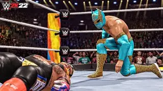 WWE 2K22 - Sin Cara vs Rey Mysterio